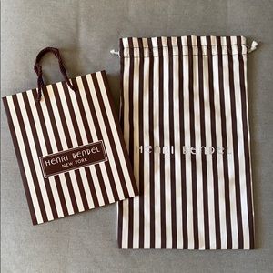 Henri Bendel - Shopping Bag & Dust Bag